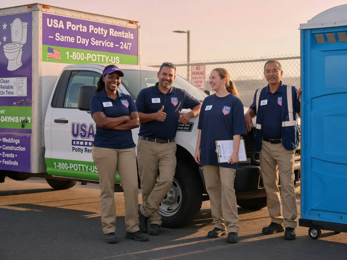 Porta Potty Rental company in Mountain View, CA